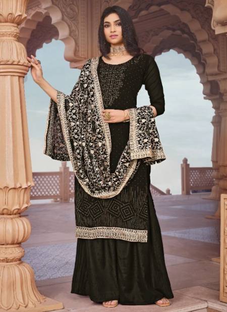 Dark Green Colour Vouch Naari 6 New Designer Festive Wear Heavy Georgette Salwar Suit Collection 6006